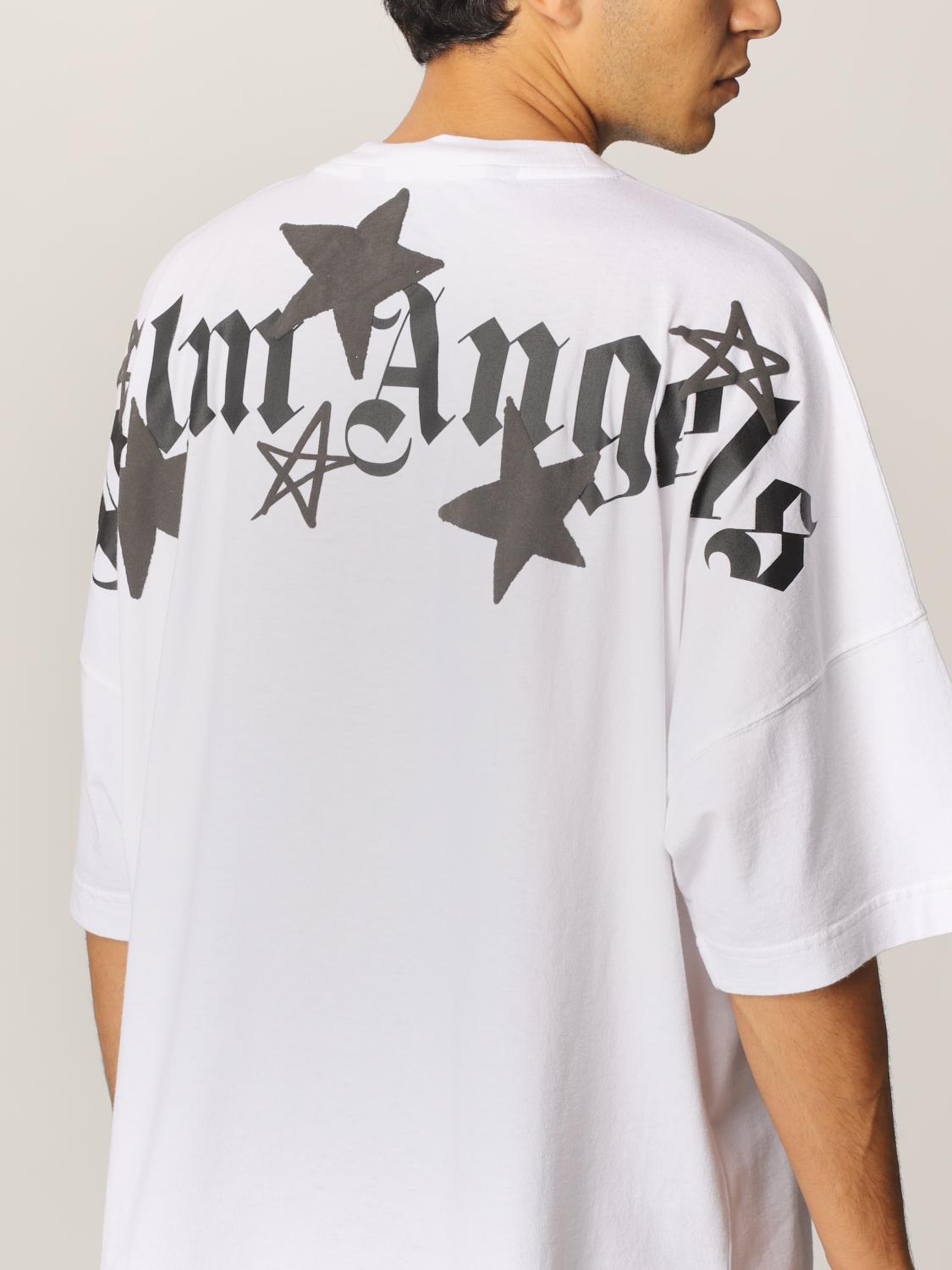 palm 経た angels バックロゴプリントTシャツ