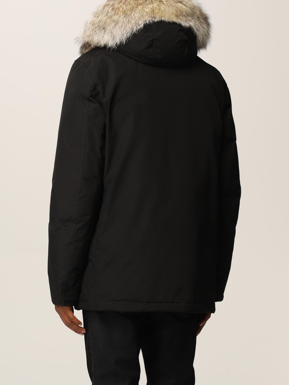 WOOLRICH 外套: 外套 男士 Woolrich, 黑色 - Img 2
