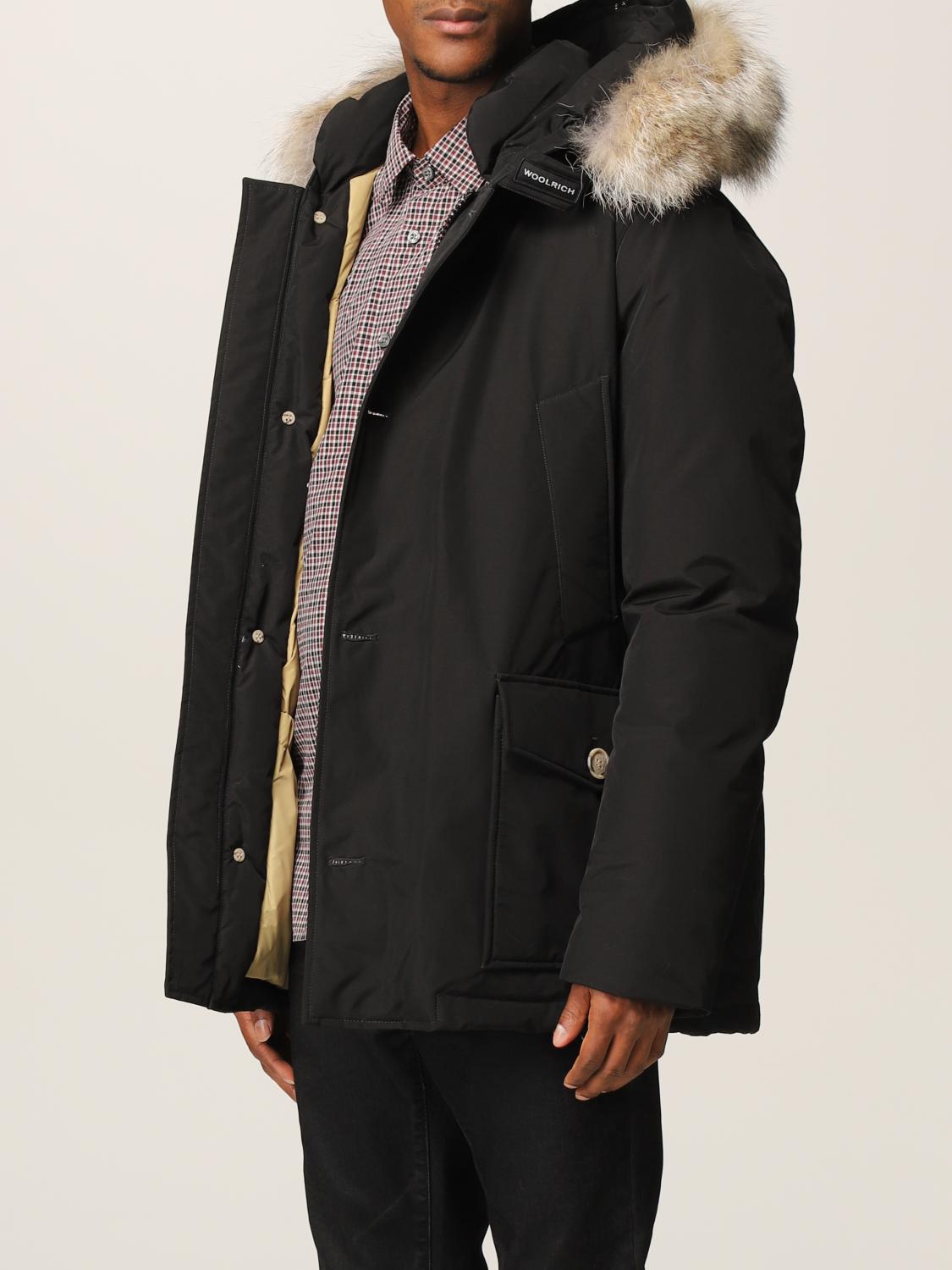 WOOLRICH 外套: 外套 男士 Woolrich, 黑色 - Img 3