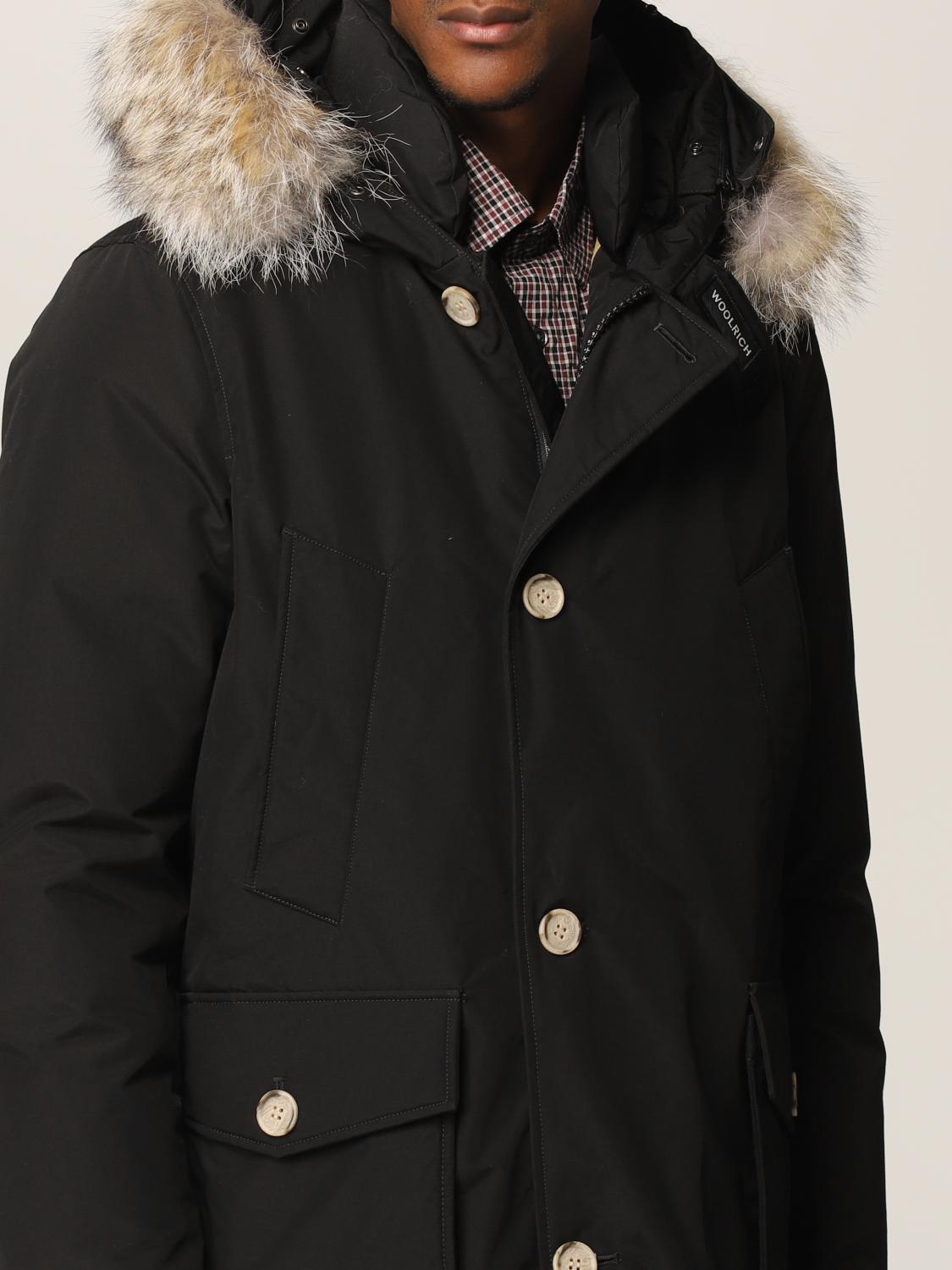 WOOLRICH 外套: 外套 男士 Woolrich, 黑色 - Img 4