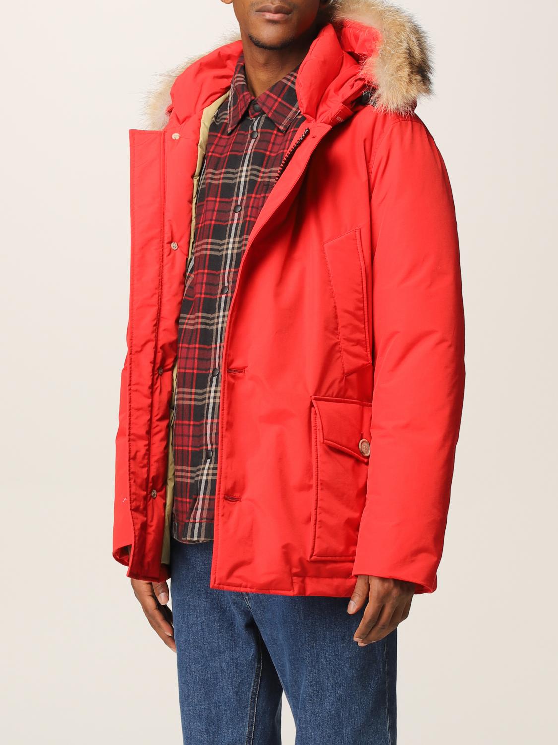 WOOLRICH КУРТКА: Куртка Мужское Woolrich, Красный - Img 3