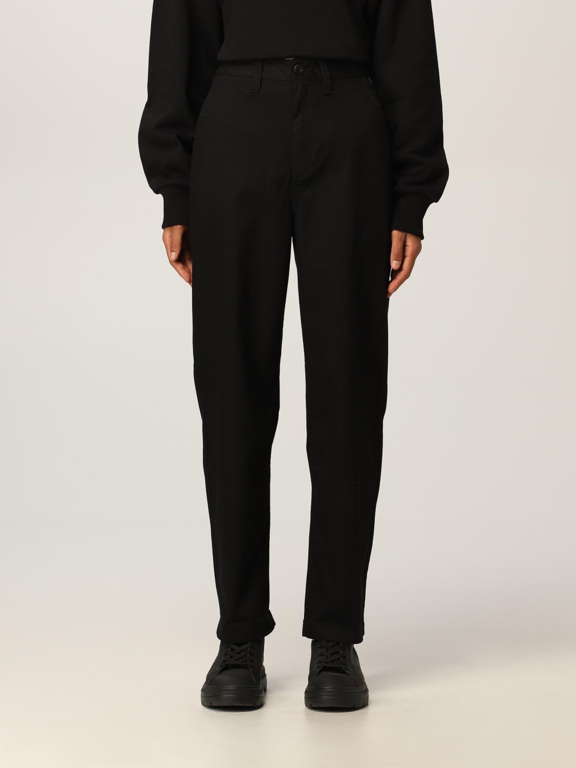 VANS PANTS: Pants women Vans, Black - Img 1