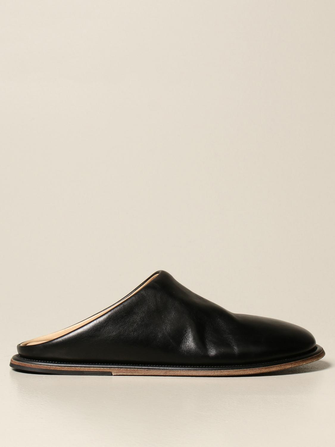 MARSELL|MULES (GUARDELLA (MM4164 118460)) MARSÈLL: Marsèll Guardella horse leather mules - Black