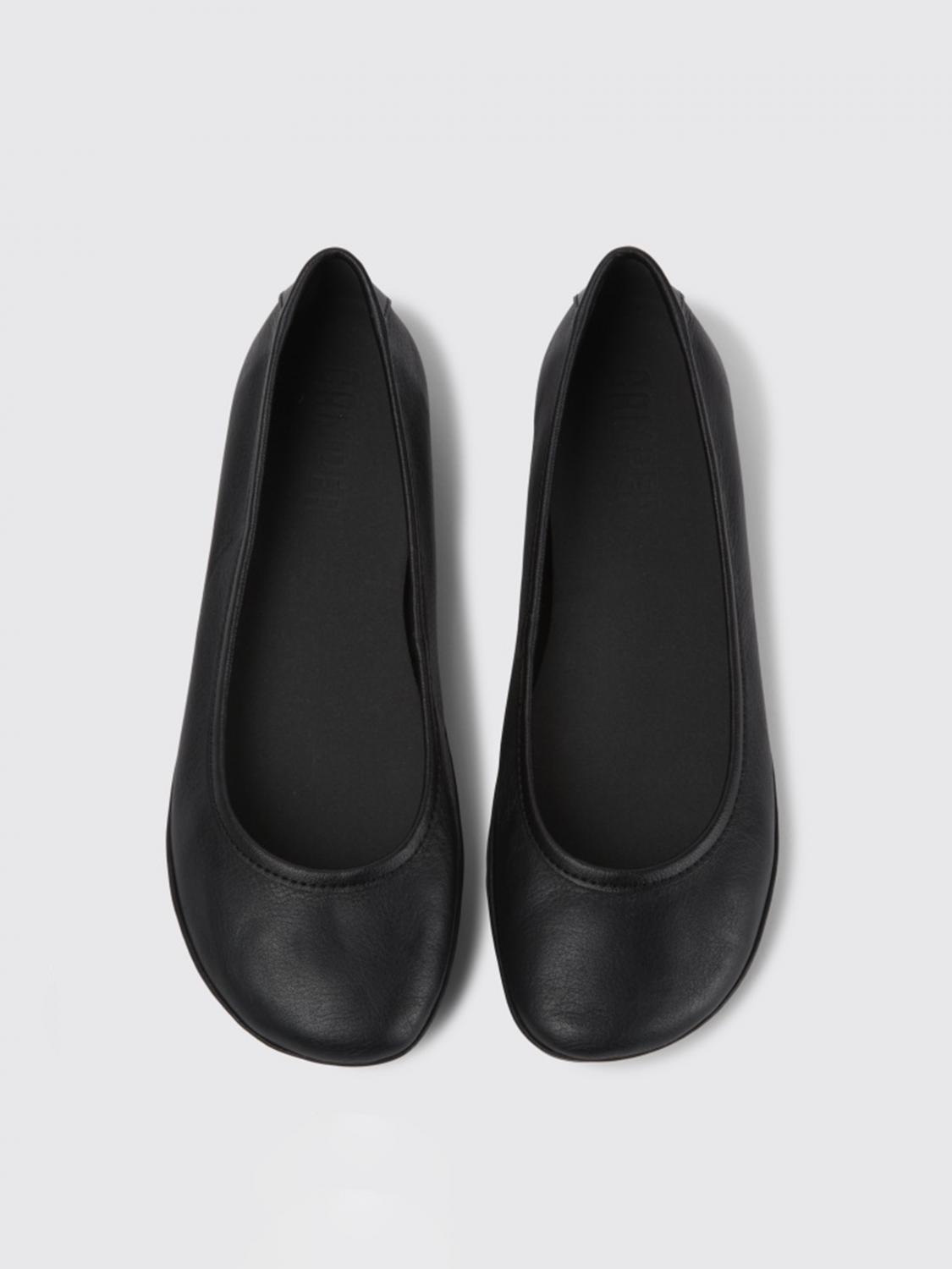 CAMPER BALLERINAS: Camper Right Ballerina aus Leder, Schwarz - Img 3