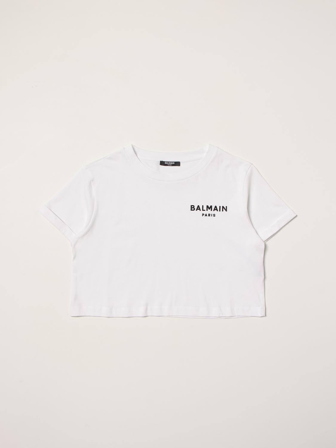 BALMAIN CAMISETA: Camisetas niños Balmain, Blanco - Img 1