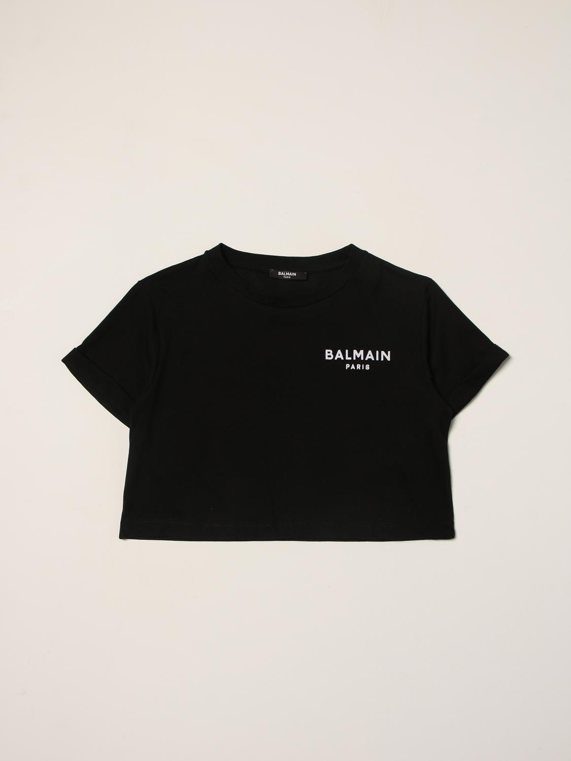 BALMAIN CAMISETA: Camisetas niños Balmain, Negro - Img 1
