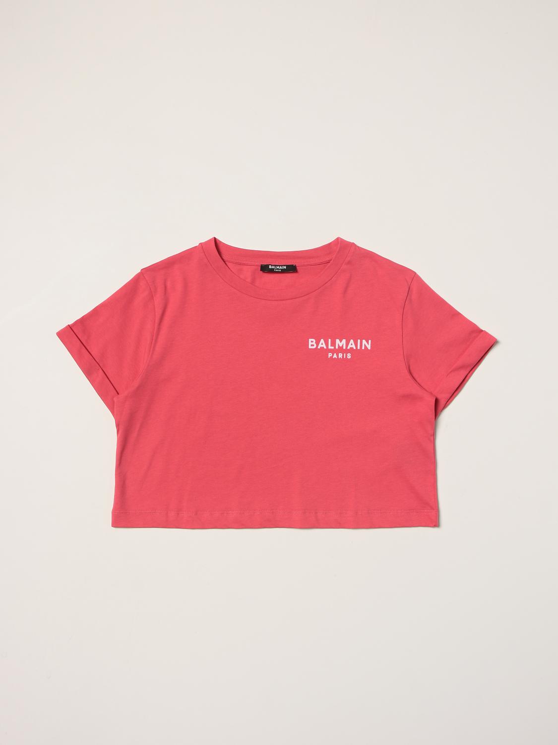 BALMAIN CAMISETA: Camisetas niños Balmain, Rojo - Img 1