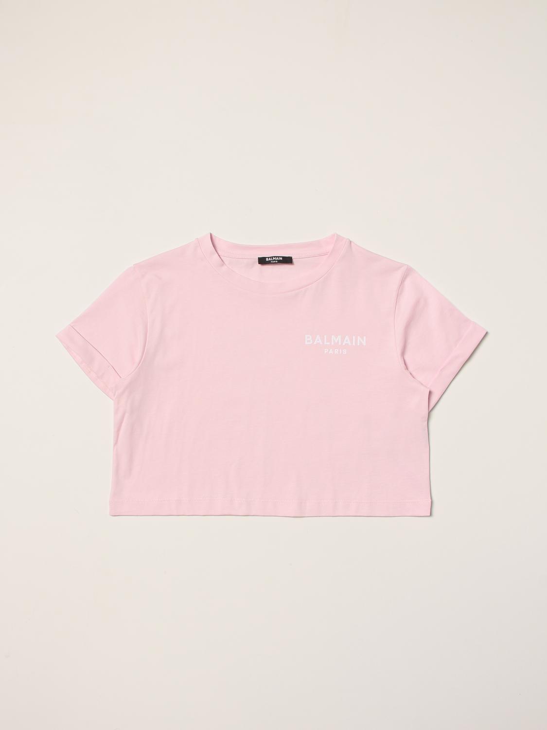 BALMAIN CAMISETA: Camisetas niños Balmain, Glicina - Img 1