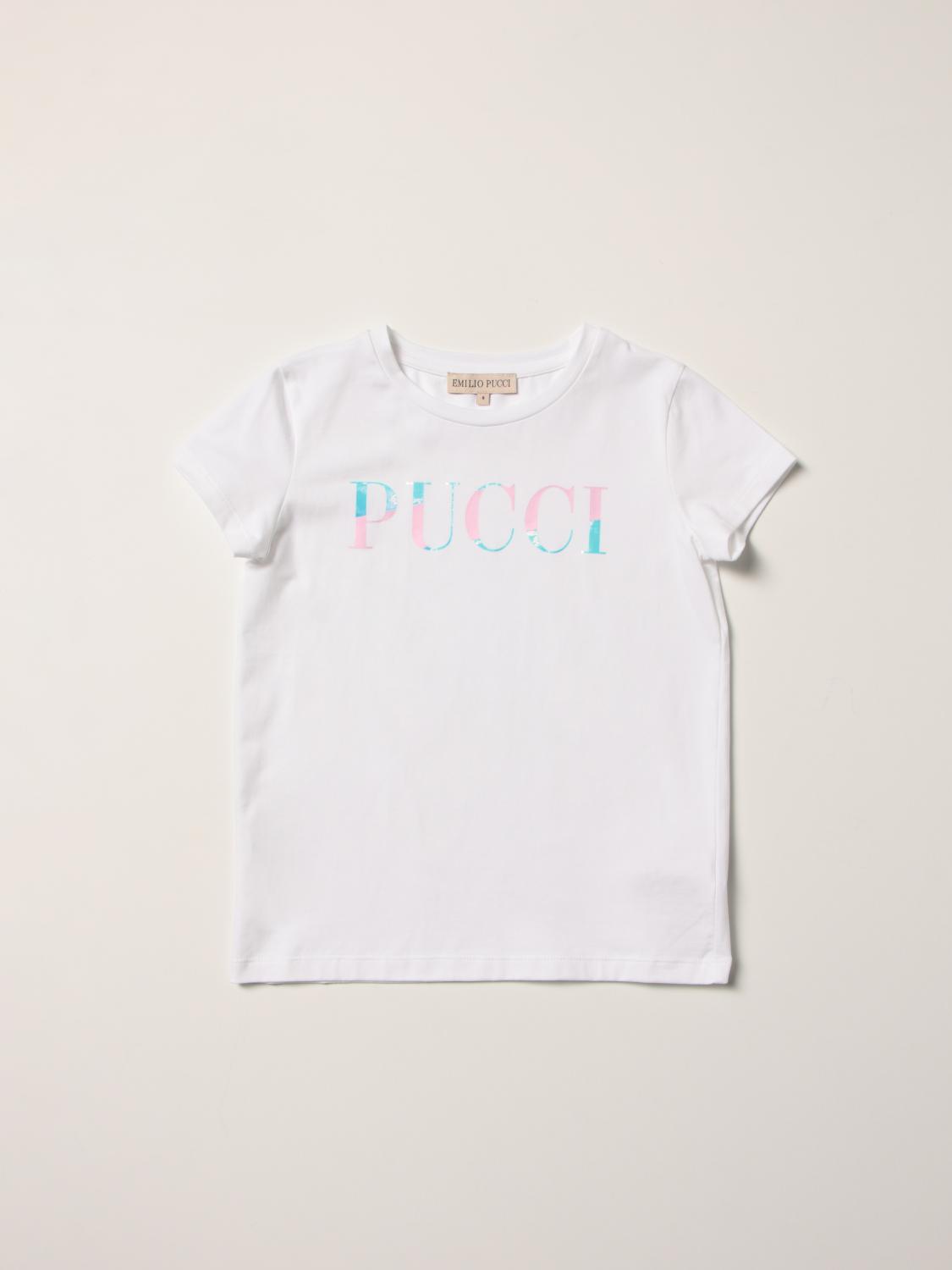 PUCCI CAMISETA: Jersey niños Pucci, Blanco - Img 1