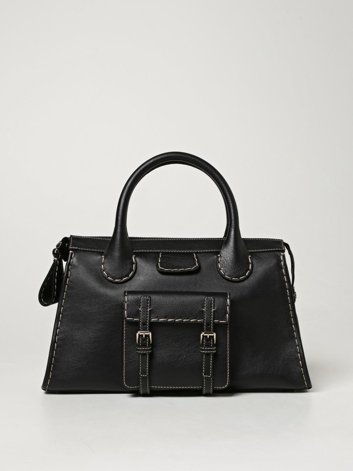 CHLOÉ:手提包 女士 - 黑色 | Chloé 手提包 C21WS450F43 在线就在GIGLIO.COM