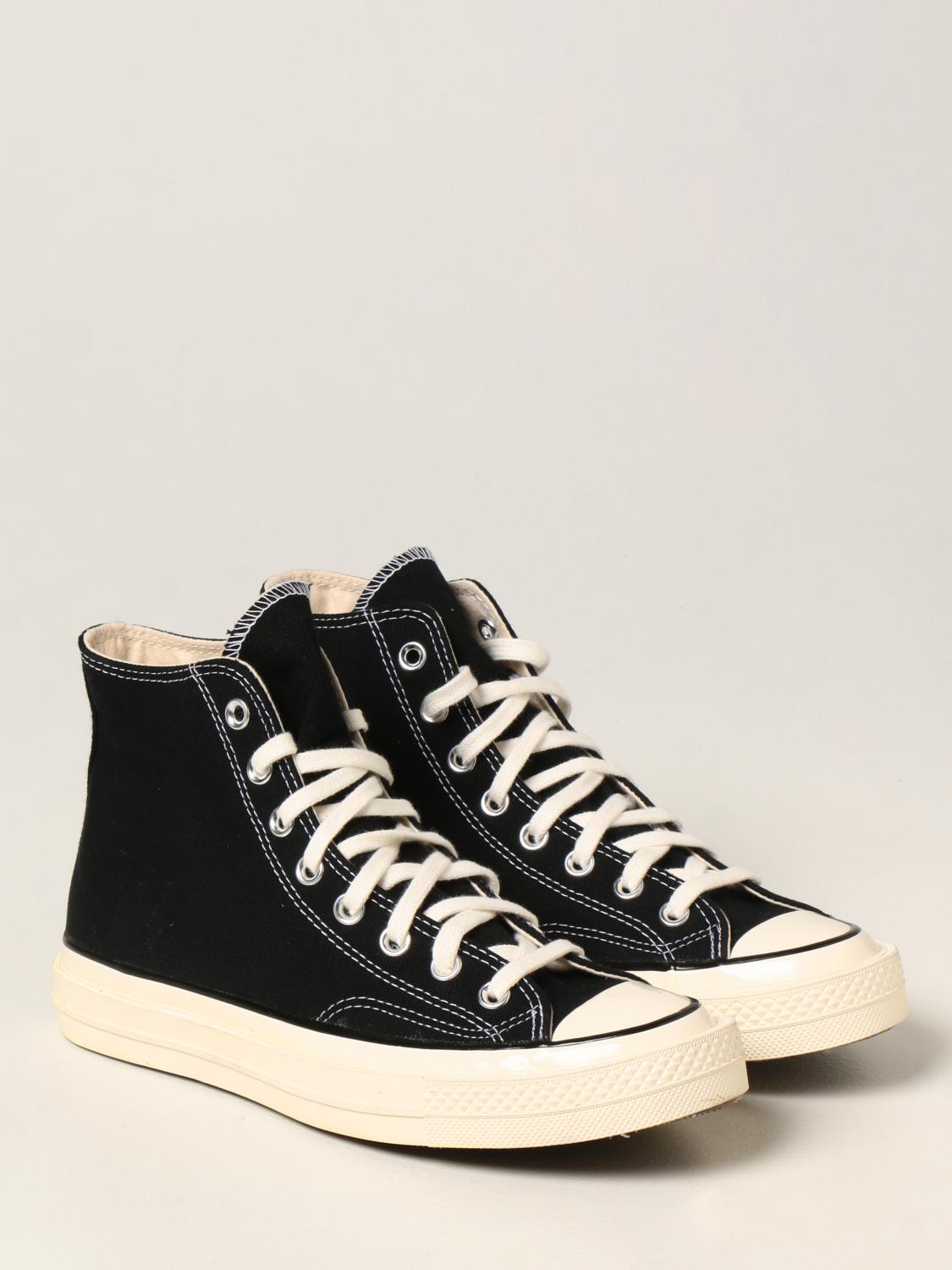 CONVERSE LIMITED EDITION TRAINERS: Chuck 70 Converse Limited Edition trainers in canvas, Black - Img 2