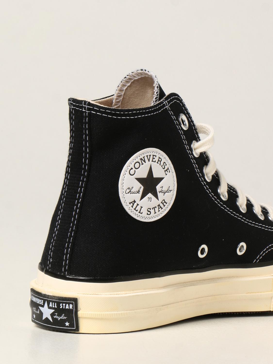 CONVERSE LIMITED EDITION TRAINERS: Chuck 70 Converse Limited Edition trainers in canvas, Black - Img 3