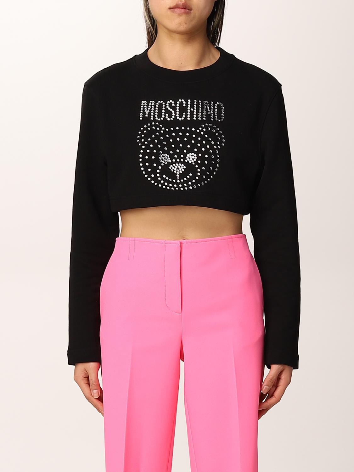 Moschino Felpa girocollo con logo M9F03E main image 1