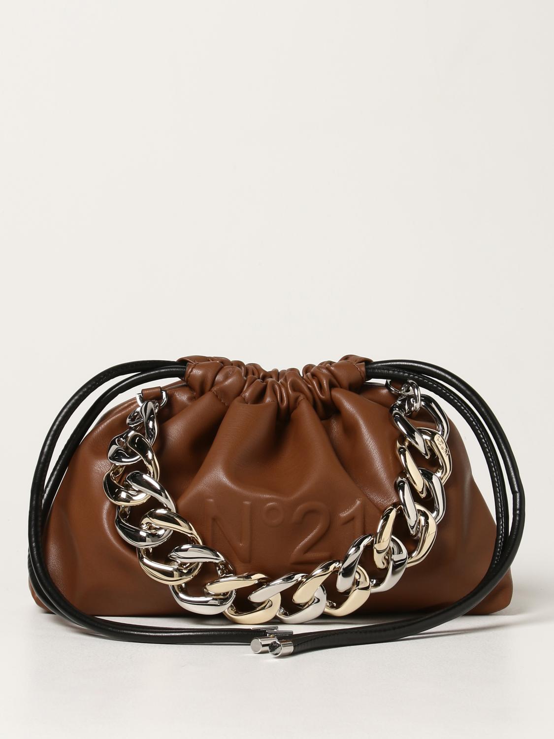 N° 21 CLUTCH: N° 21 Damen Clutch, Leder - Img 1