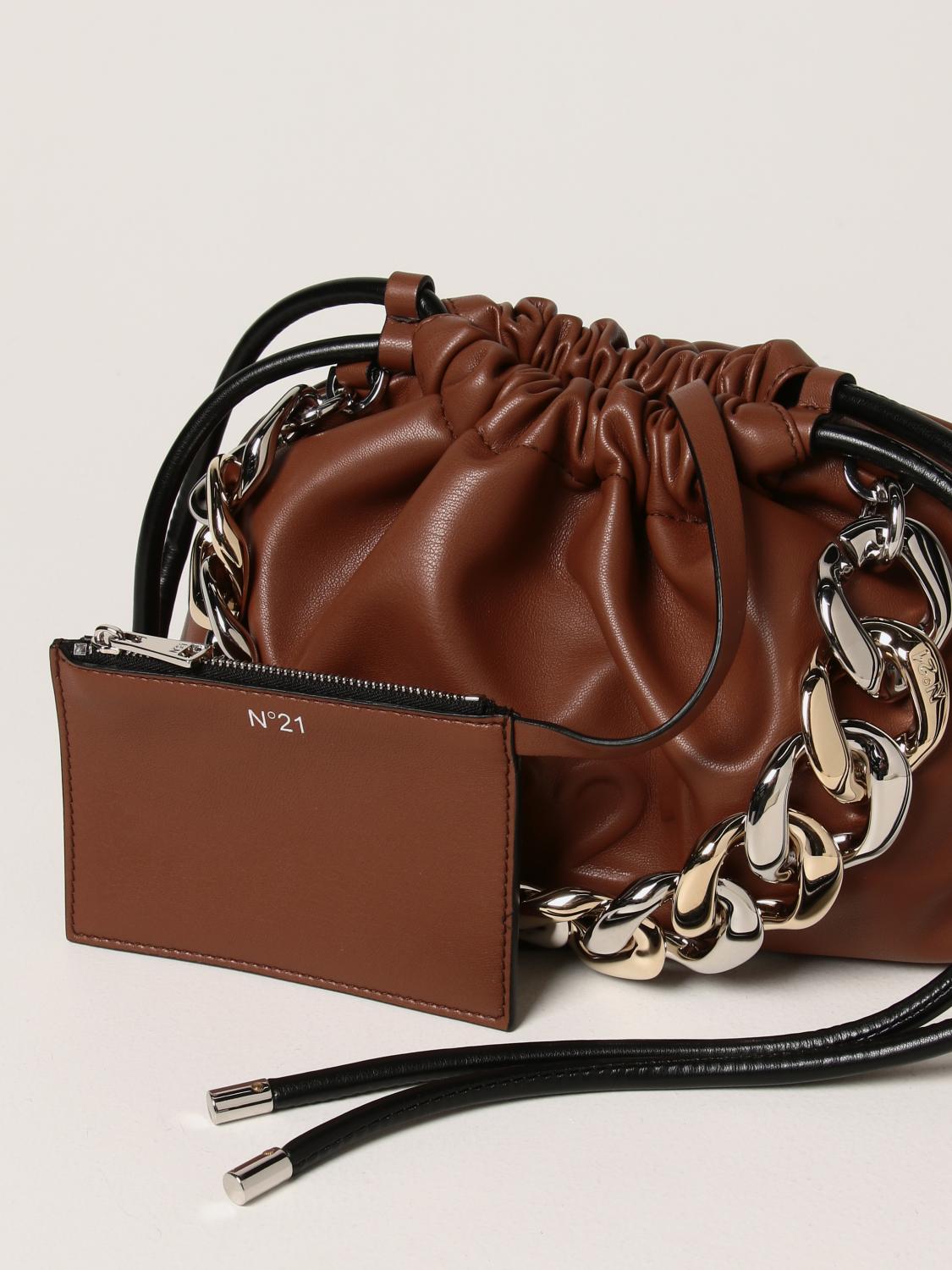 N° 21 CLUTCH: N° 21 Damen Clutch, Leder - Img 3