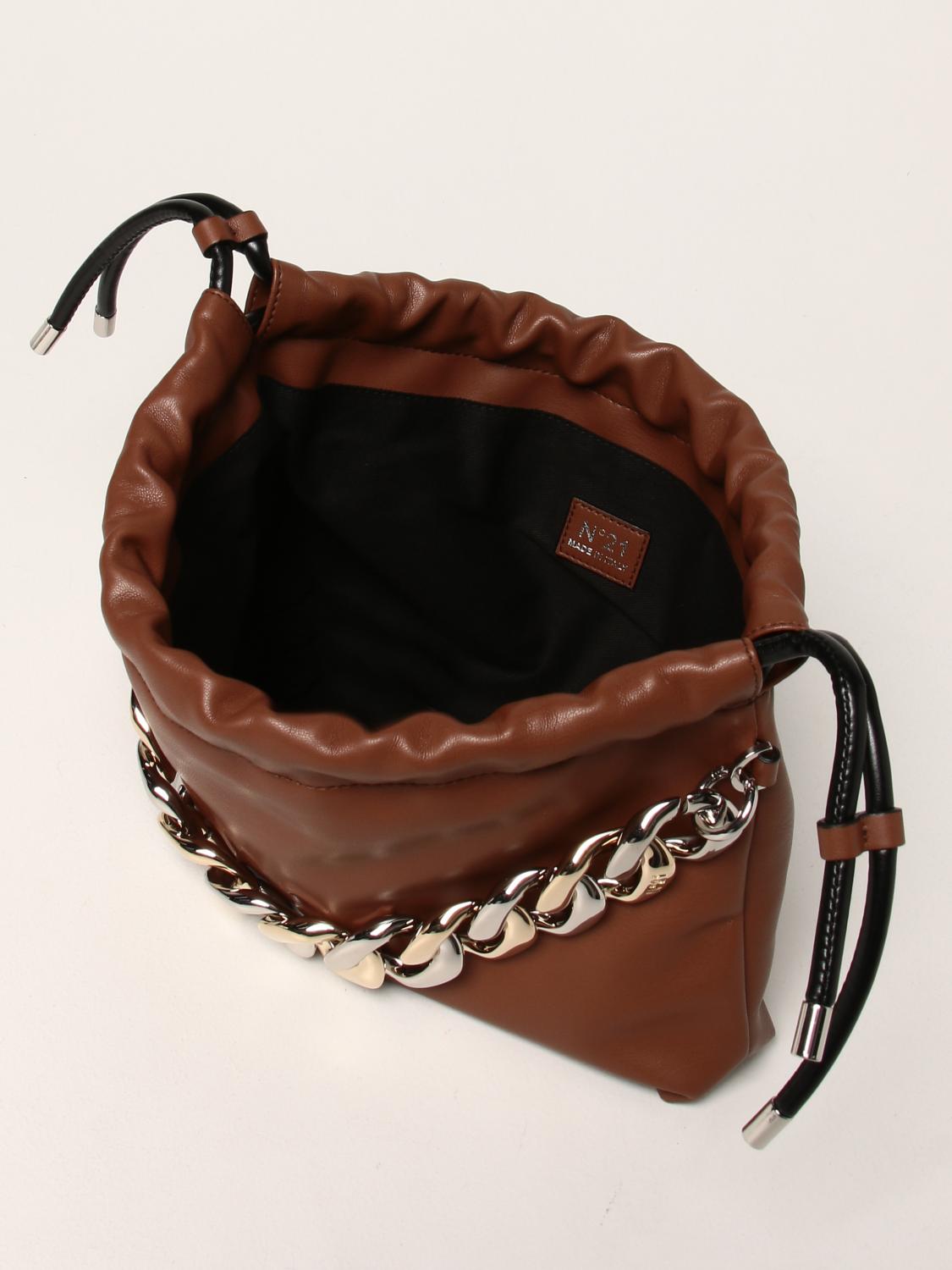 N° 21 CLUTCH: N° 21 Damen Clutch, Leder - Img 4