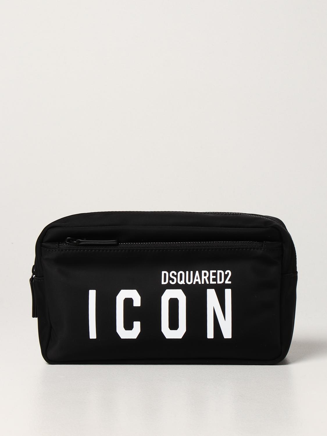 DSQUARED2 TROUSSES DE TOILETTE: Porte-documents homme Dsquared2, Noir - Img 1