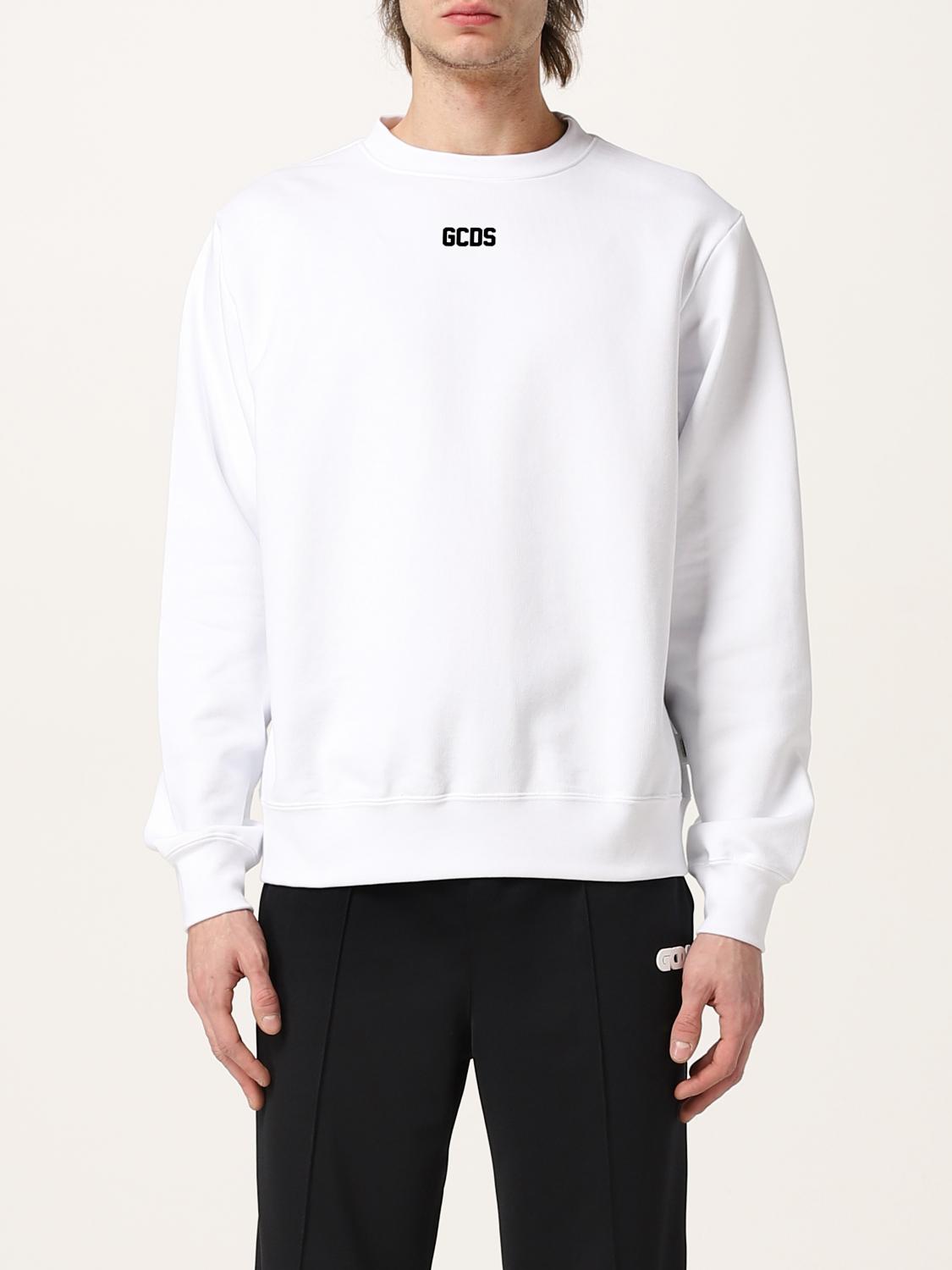 GCDS SUDADERA: Sudadera hombre GCDS, Blanco - Img 1