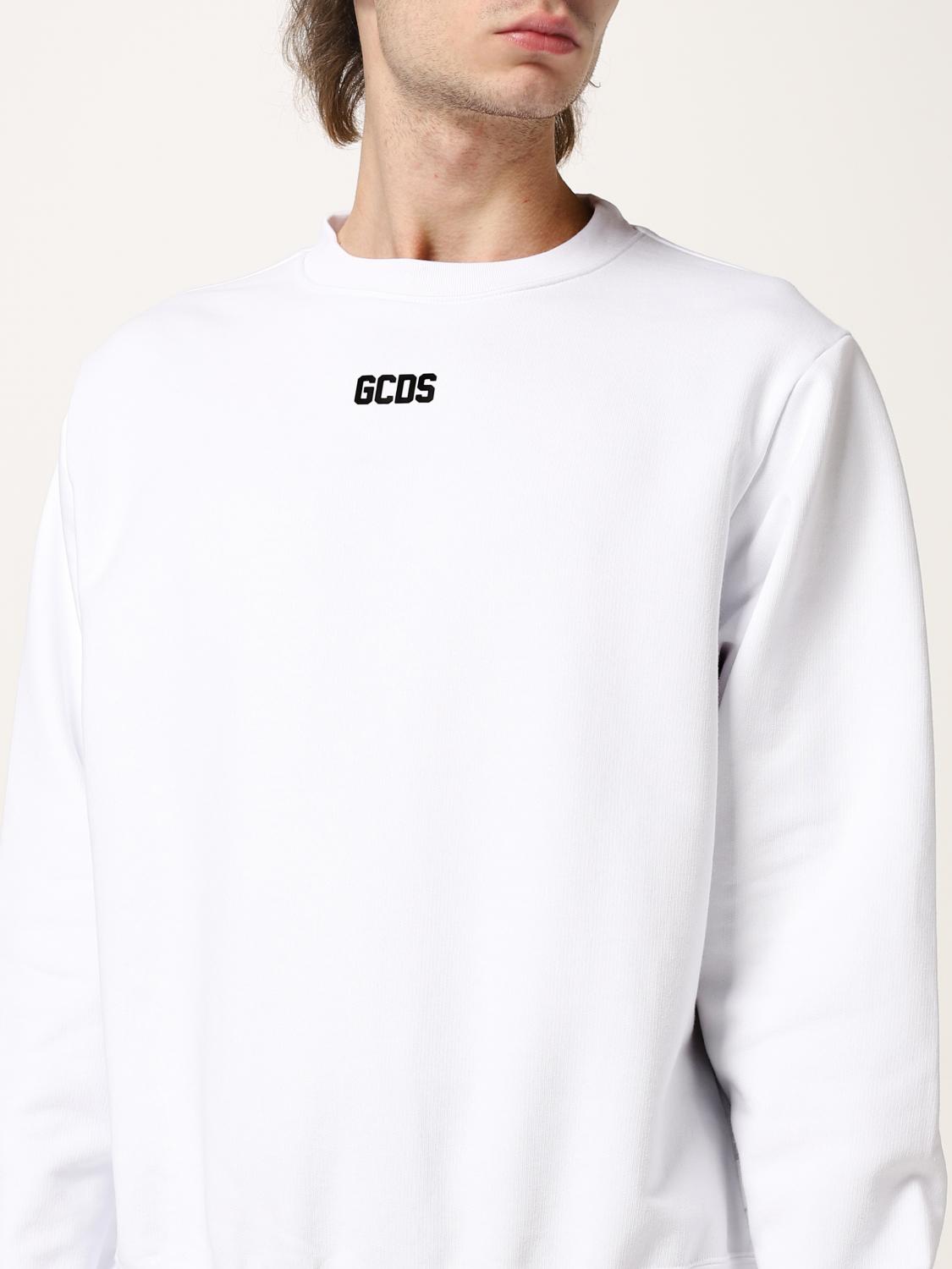 GCDS SUDADERA: Sudadera hombre GCDS, Blanco - Img 4
