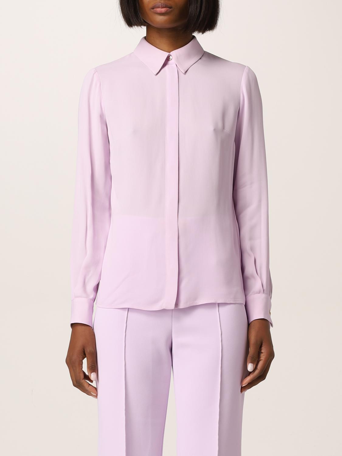 ELISABETTA FRANCHI: Camicia basic Glicine Camicia Elisabetta