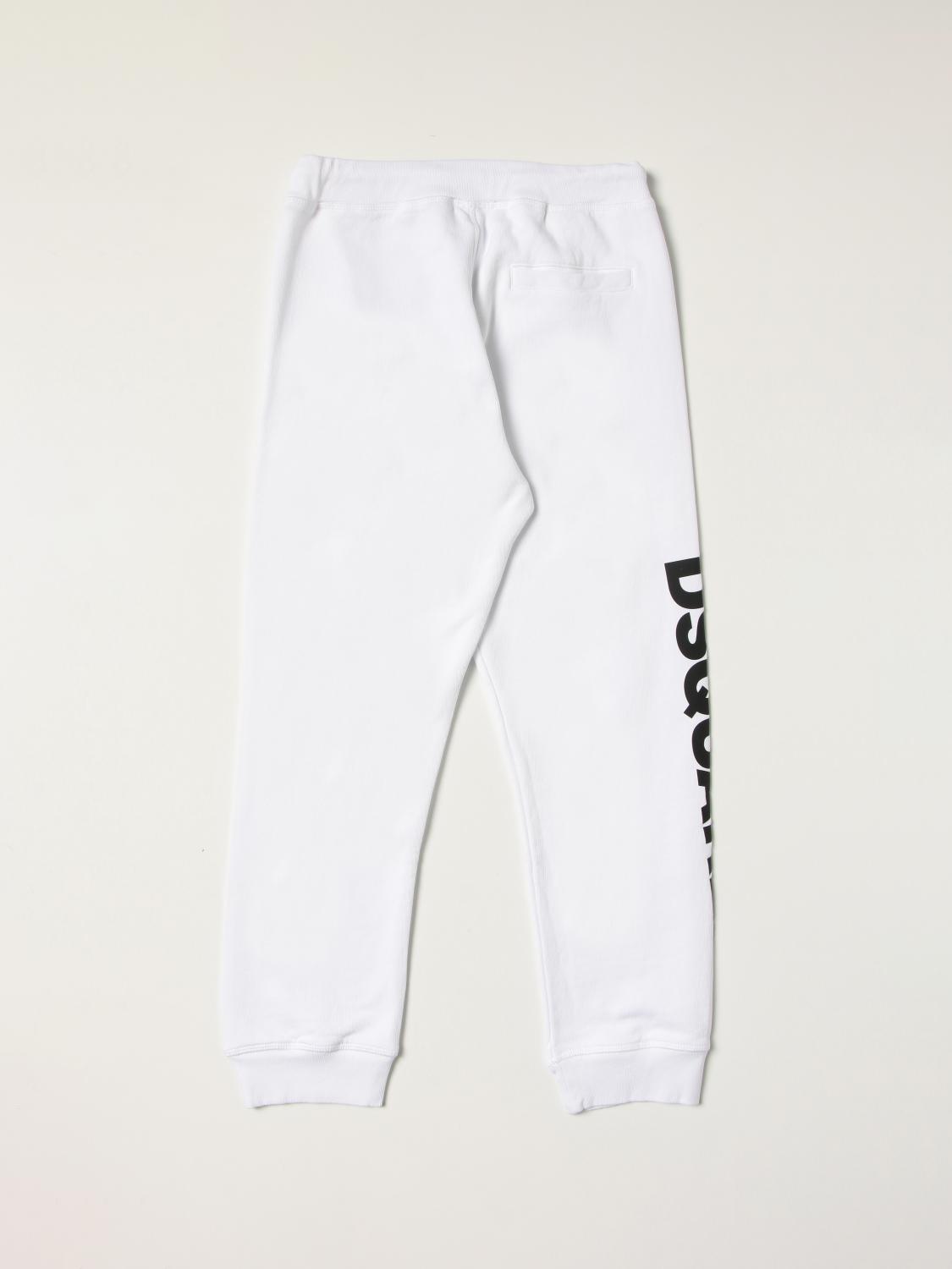DSQUARED2 PANTALONES: Pantalón niños Dsquared2 Junior, Blanco - Img 2