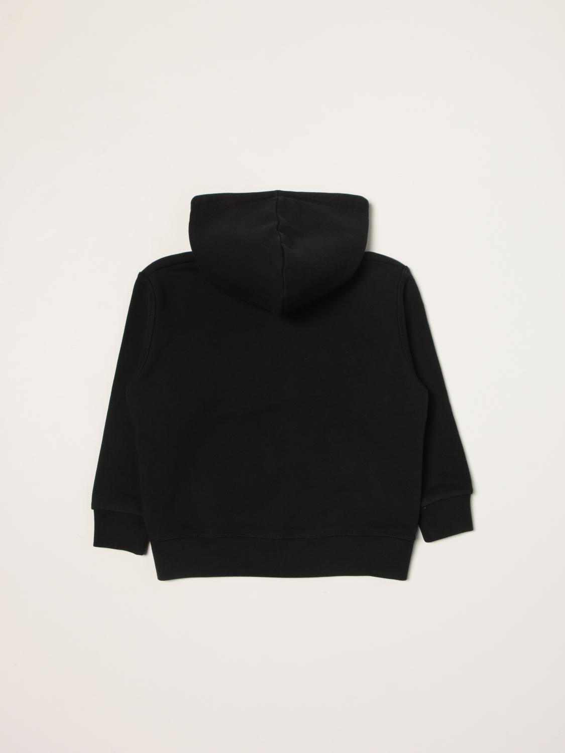 DSQUARED2 SWEATER: Dsquared2 Junior sweatshirt with logo, Black - Img 2