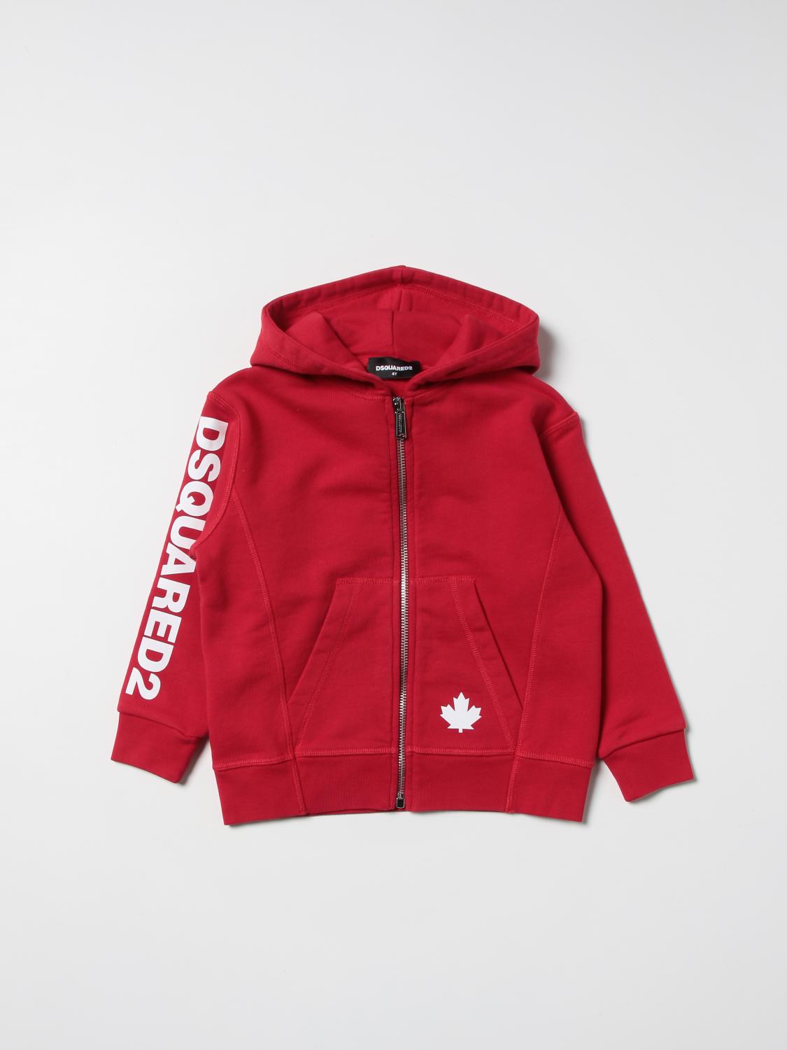 DSQUARED2 PULLOVER: Dsquared2 Junior Jungen Pullover, Rot - Img 1