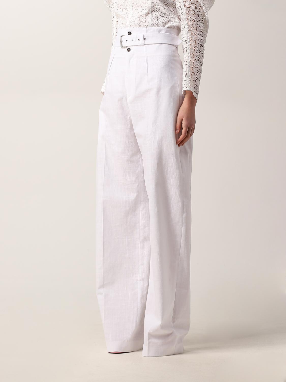 パンツ PHILOSOPHY DI LORENZO SERAFINI Woman Pants Ivory 03010725 Philosophy Di Lorenzo Serafini Outlet: Pants woman - Ivory