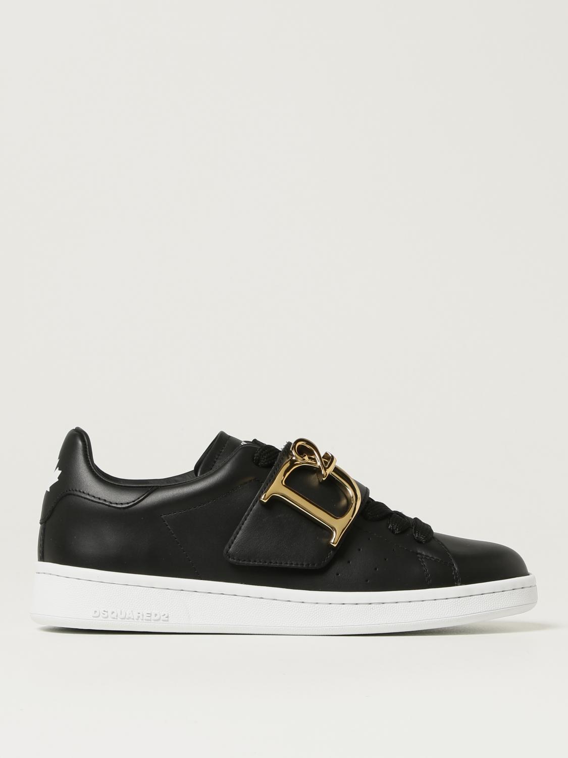 Giglio Dsquared Scarpe Donne DSQUARED2: Sneakers Boxer In Pelle