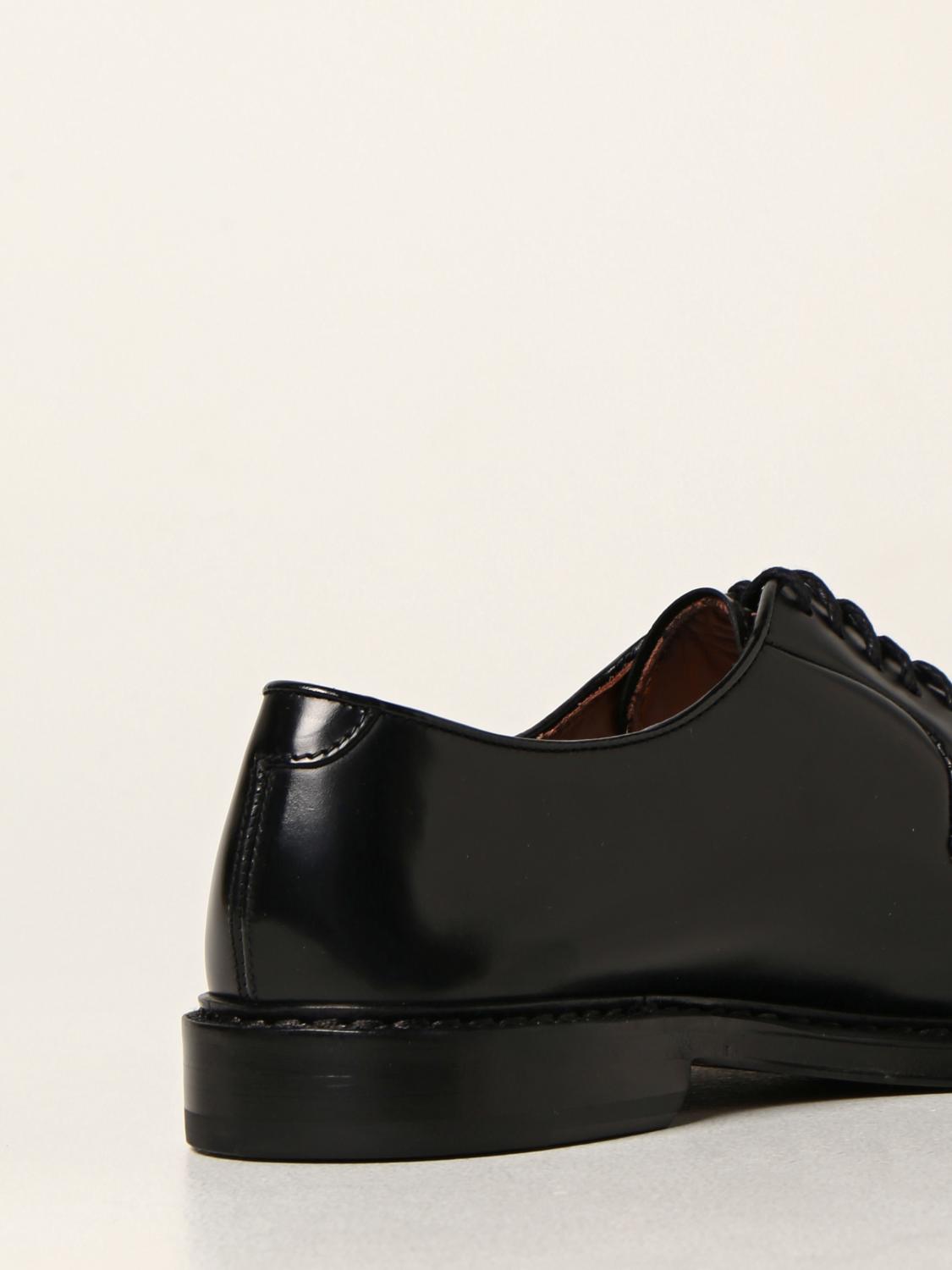 DOUCAL'S SCARPE STRINGATE: Oxford Doucal's in pelle spazzolata, Nero - Img 3