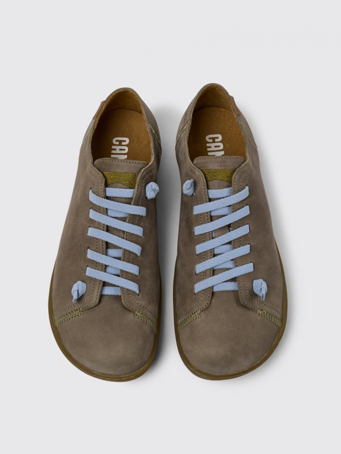 Camper Outlet: Peu sneakers in nubuck - Green | Camper