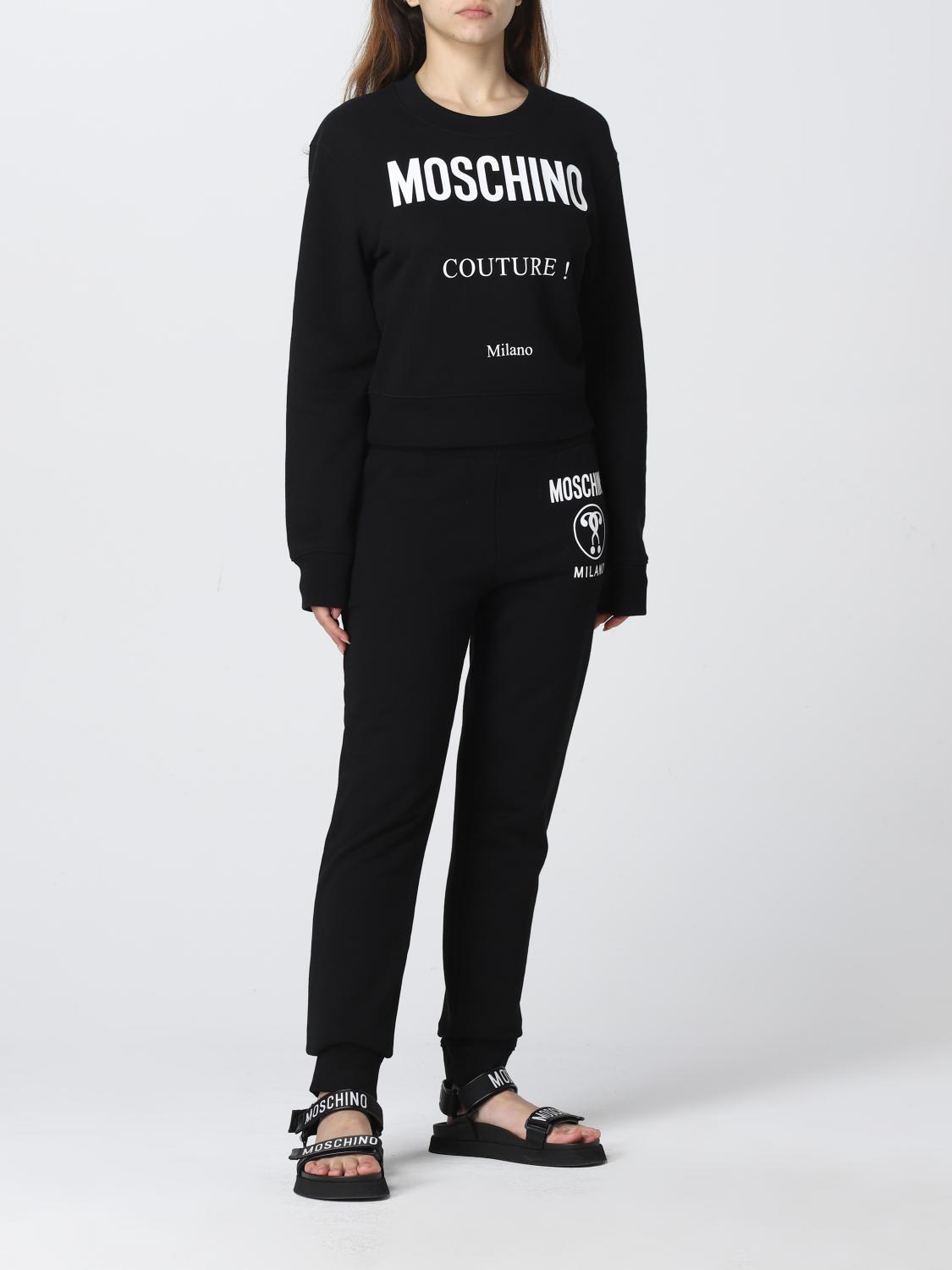パンツ MOSCHINO COUTURE Woman Pants Black 03370561 1555 Moschino Cheap Chic Black Satin Car Wash Pants | eBay