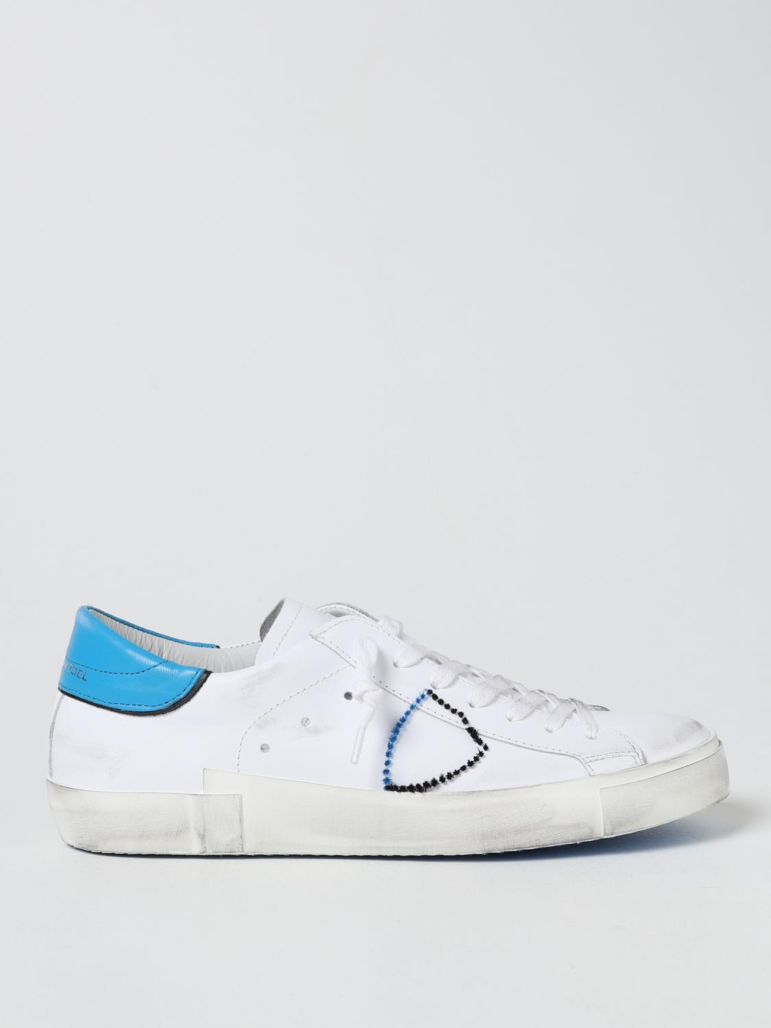 PHILIPPE MODEL: Prsx sneakers in leather - White | Philippe