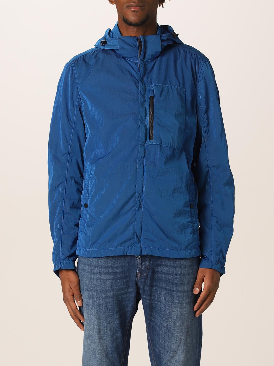 PAUL & SHARK: parka in technical fabric - Royal Blue | Paul
