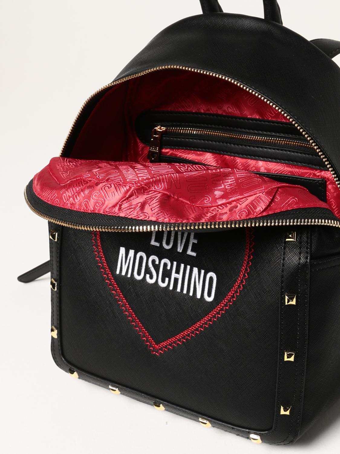 Love Moschino rucksack in synthetic leather - Black  display picture 1