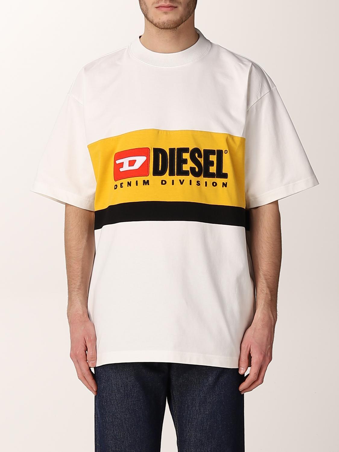 Diesel Herren T-Shirt – Klassisches Streetwear-Shirt Mit Stretch Für Maximalen Komfort