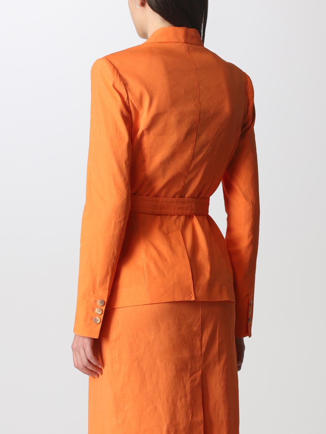 PINKO BLAZER: Jacket women Pinko, Orange - Img 2