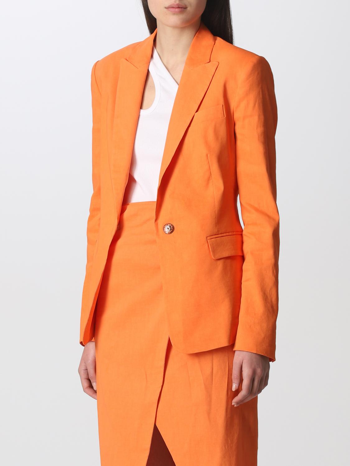 PINKO BLAZER: Jacket women Pinko, Orange - Img 3