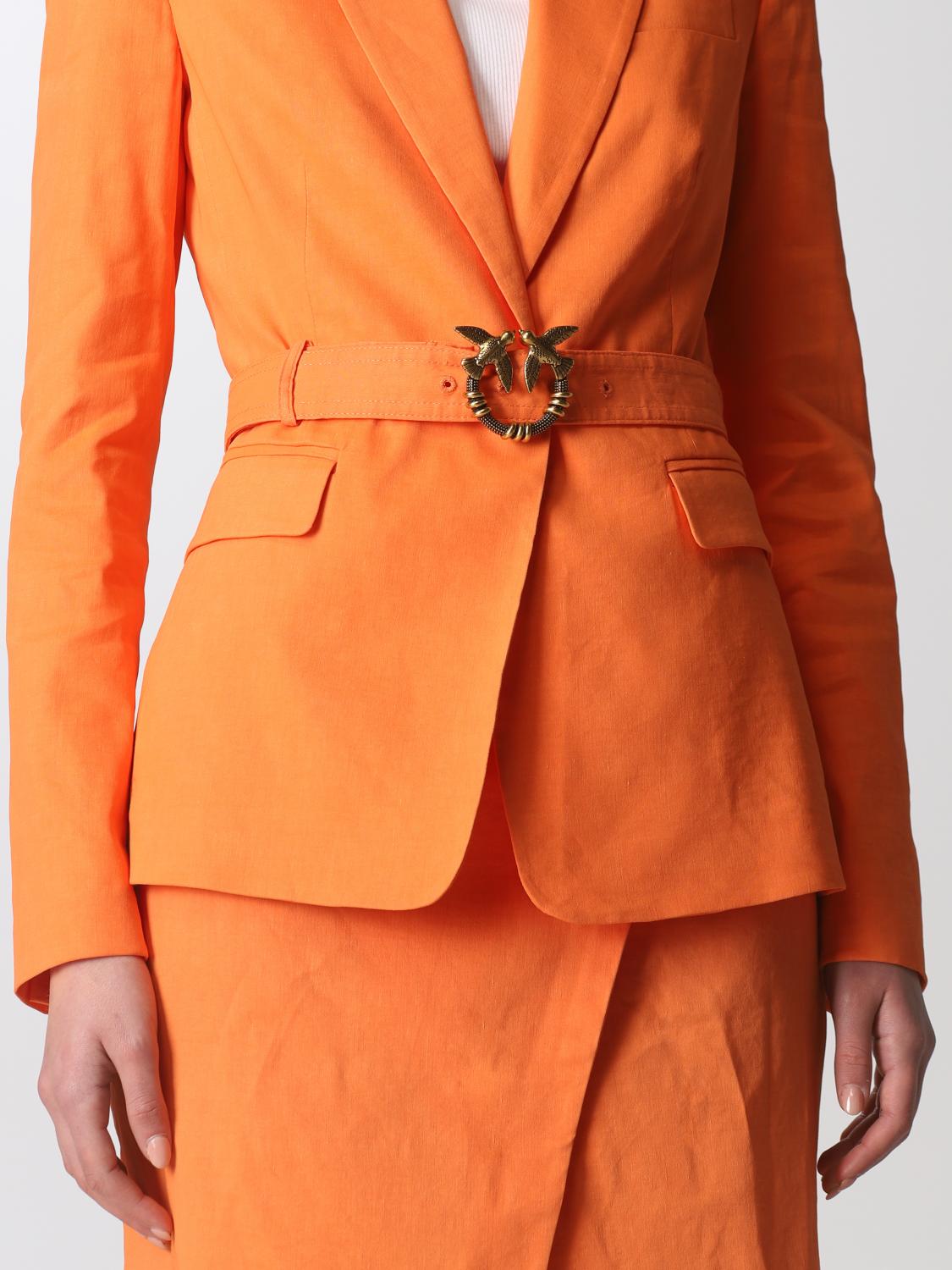 PINKO BLAZER: Jacket women Pinko, Orange - Img 4