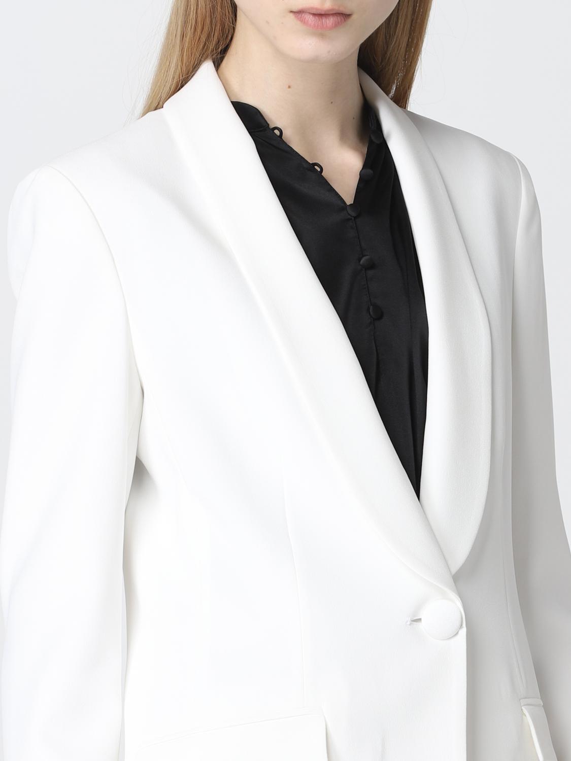 アウターその他 EMPORIO ARMANI Woman Blazer White 0NG3DT02003 101 EMPORIO ARMANI: Blazer woman - White | Emporio Armani blazer