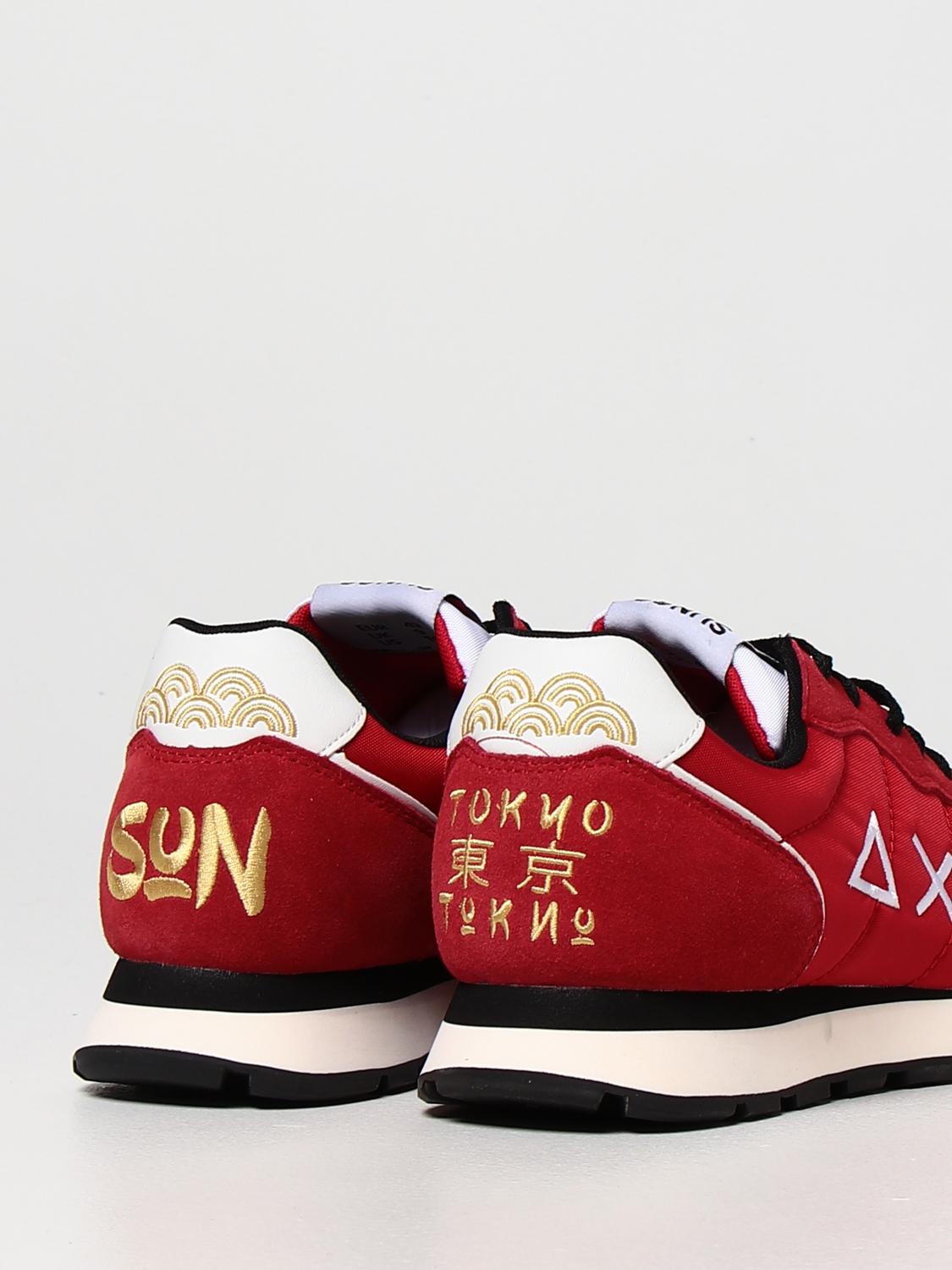 【関税&送料込】Sun 68 Sneakers Red SUN68: Tom in Japan Tokyo Sun 68 sneakers - Red | SUN68