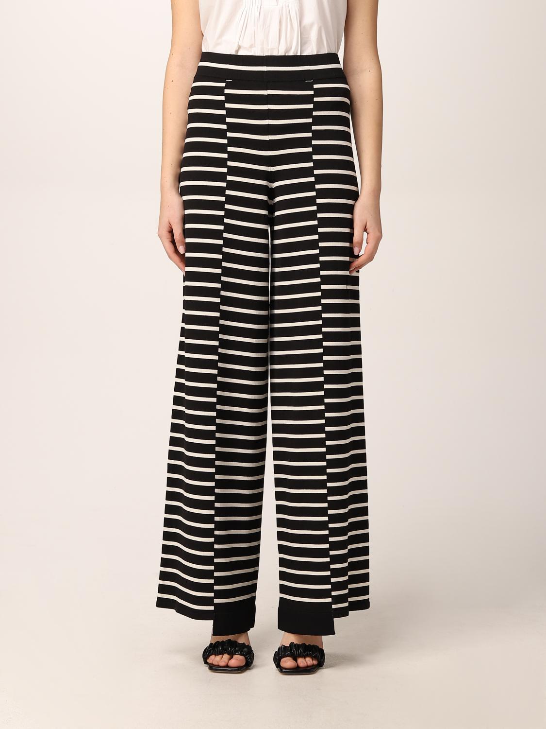 LIVIANA CONTI: Pants women - Black | Liviana Conti pants