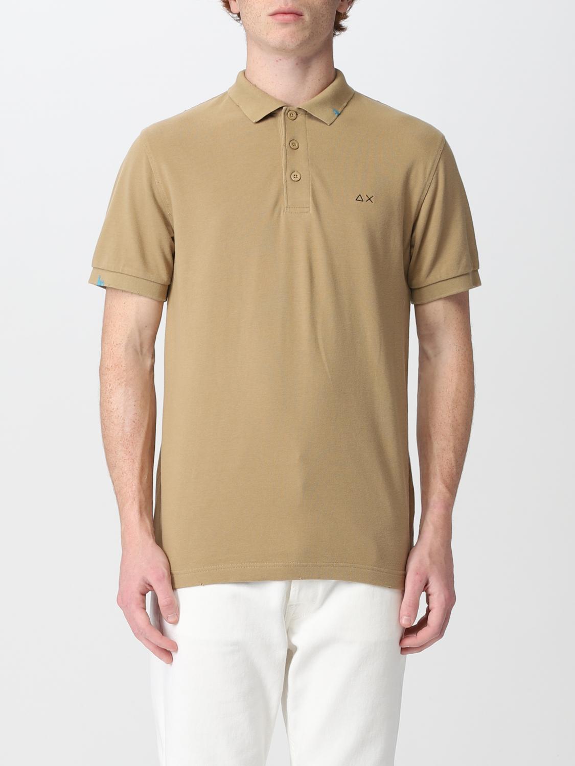 SUN68 POLO: Sun 68 Herren Polo, Camel - Img 1