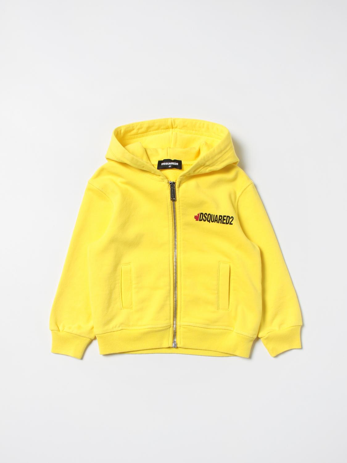 DSQUARED2 PULLOVER: Dsquared2 Junior Jungen Pullover, Gelb - Img 1