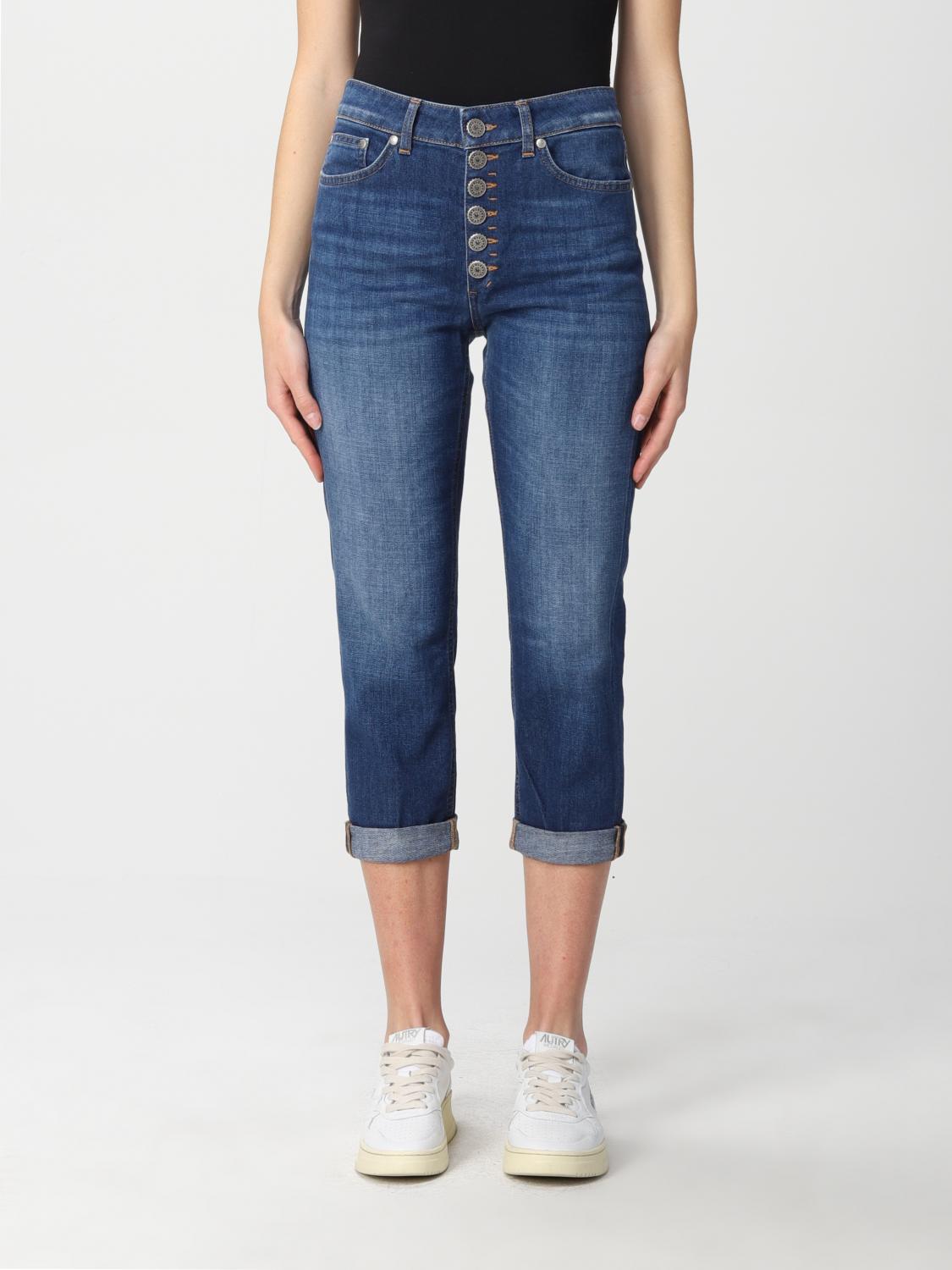 DONDUP JEANS: Jeans cropped Dondup, Blue - Img 1