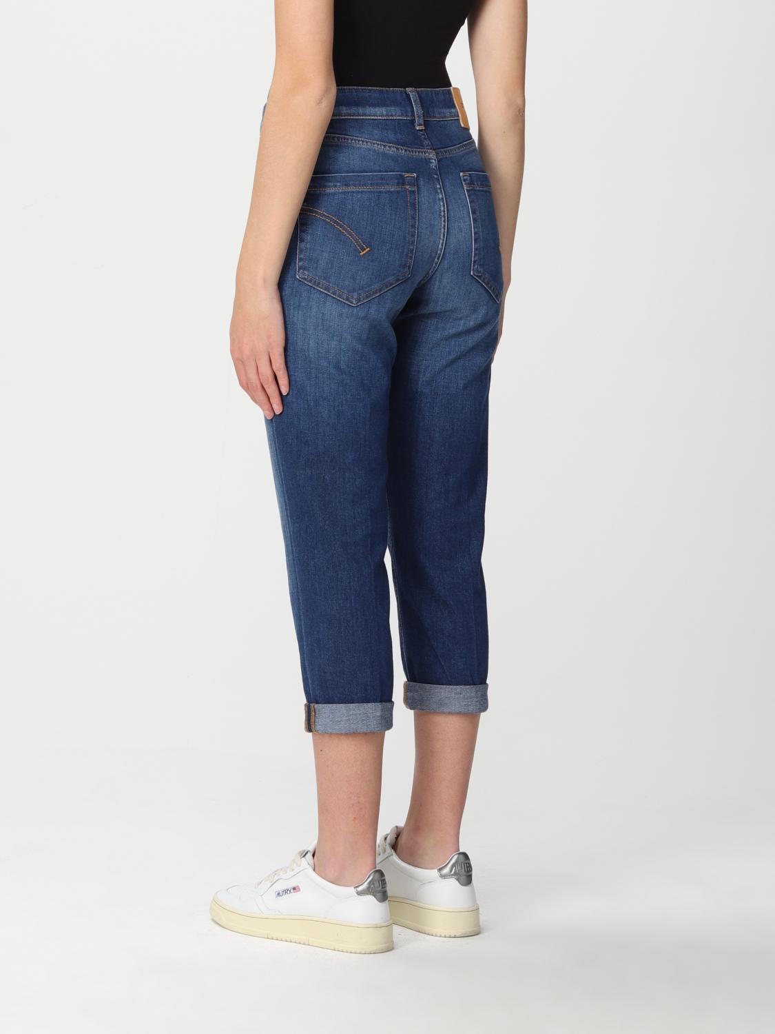DONDUP JEANS: Jeans cropped Dondup, Blue - Img 2