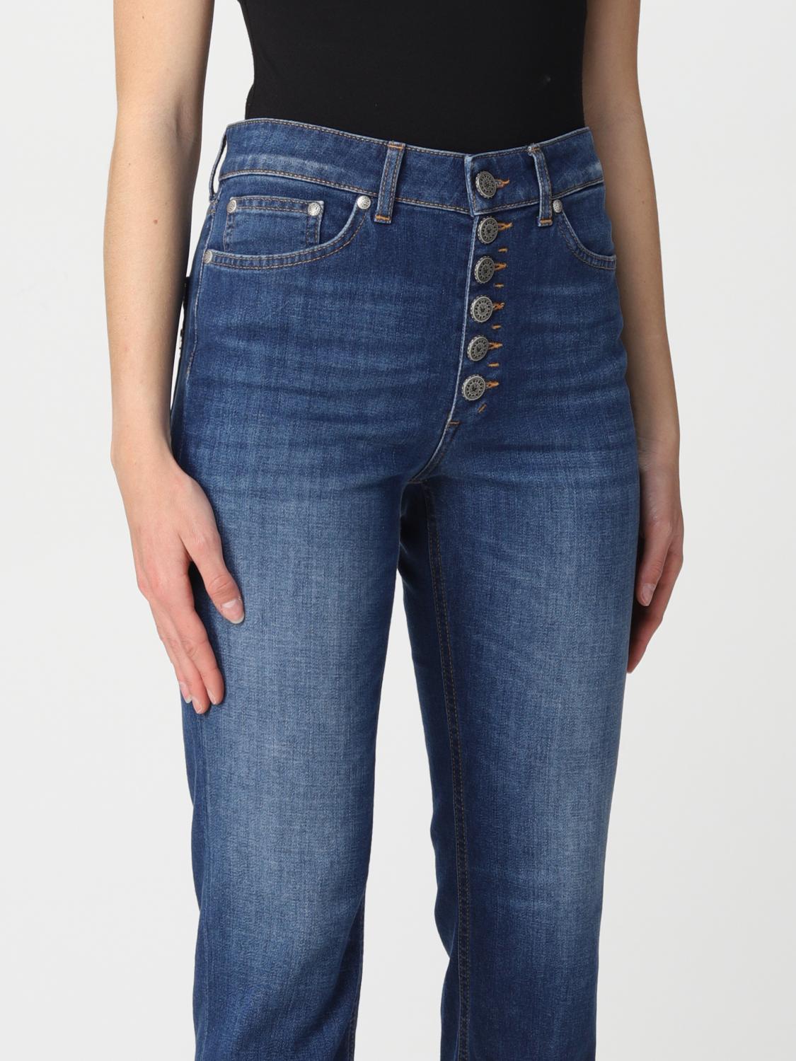 DONDUP JEANS: Jeans cropped Dondup, Blue - Img 3