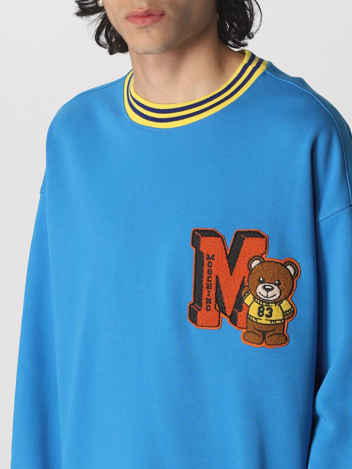 HOT Moschino Couture Felpa Moschino Azzurra MOSCHINO