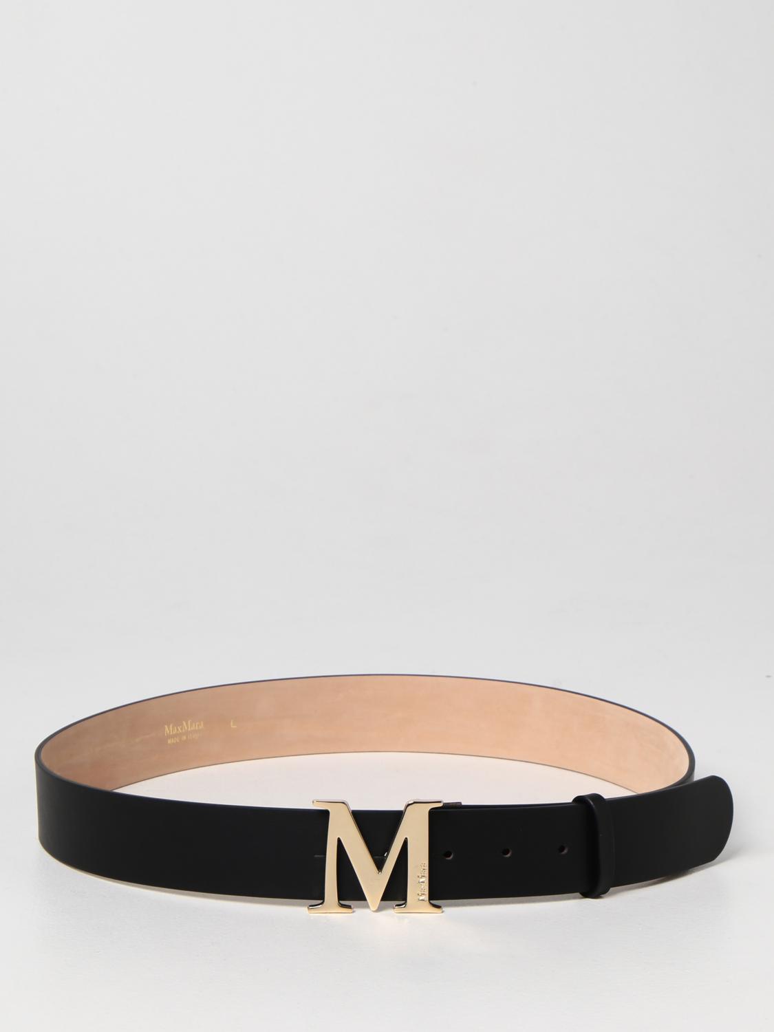 MAX MARA BELT: Max Mara leather belt, Black - Img 1
