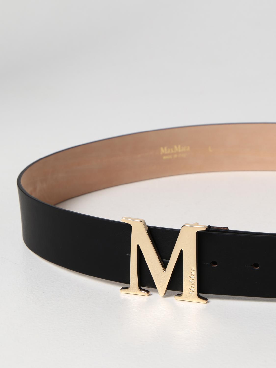 MAX MARA BELT: Max Mara leather belt, Black - Img 2